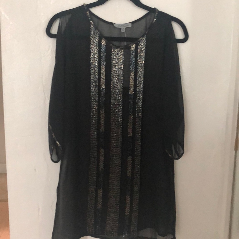 Sequin long tunic